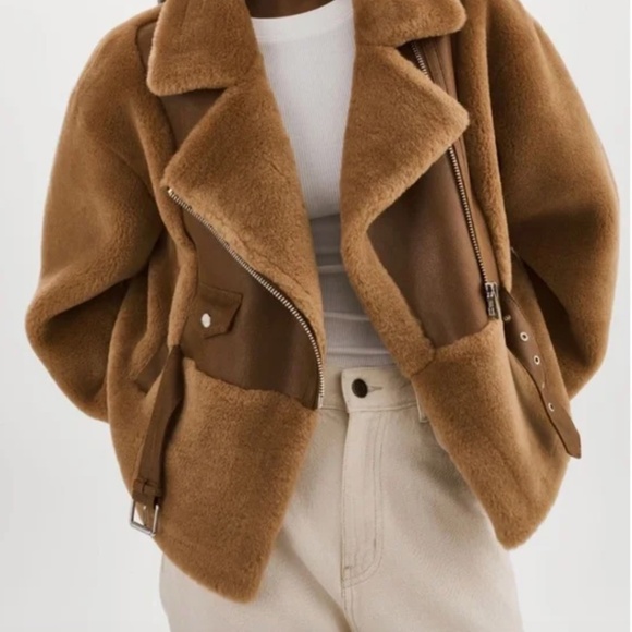 LAMARQUE Women's Elody Faux Fur Jacket Size Lg NWT - Picture 1 of 7